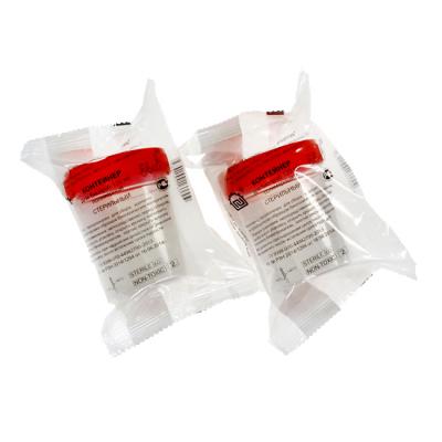 стерильные контейнеры посталяются в индивидуальной стерильной упаковке, в сборе