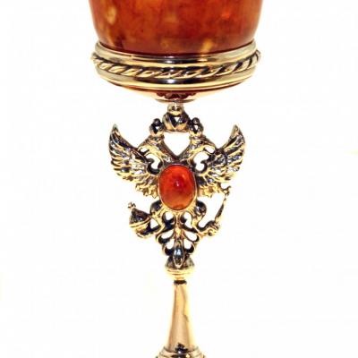 Бокал "Державный"из янтаря