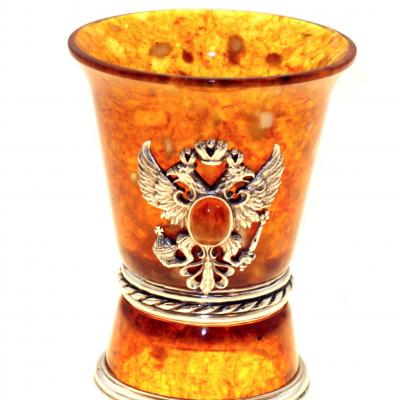 Стопка из янтаря "Державная"