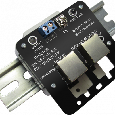 Внешний вид инжектор Commeng PoET Inj-Multi f/f,установленного на рейку DIN