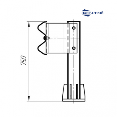 Мостовые ограждения барьерного типа