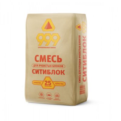 Смесь сухая строительная кладочная для тонкослойного монтажа для монтажа блоков с толщиной шва от 5 до 10 мм с целью поддержания теплоизоляционных свойств и предотвращения появления мостиков холода в местах стыковочных швов 