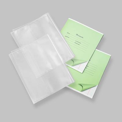 Обложка прозрачная для тетради