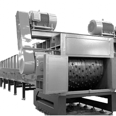 Шредер для измельчения крупногабаритных труб