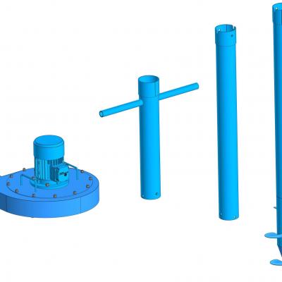 Аэратор зерновой АЗ-2, аэратор для зерна, вентилятор вороха, Агромаш-НН