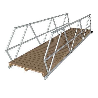 Стальной мост на понтон схема