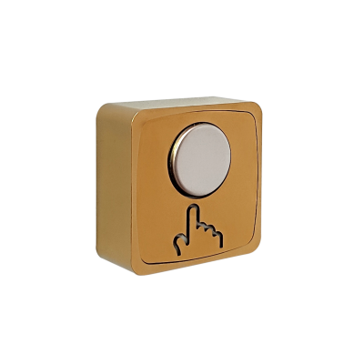 Кнопка накладная всепогодная 40.0 Off-(On) для СКУД с гальваническим покрытием