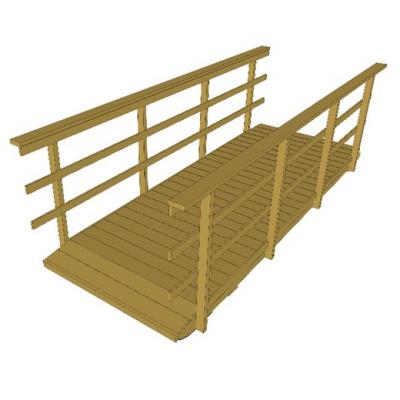 деревянный мост схема