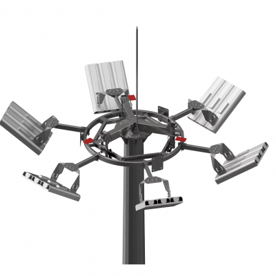 Мачта освещения с мобильной короной МГФ-М