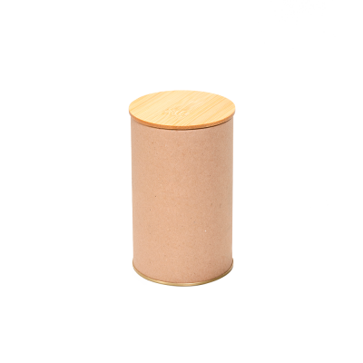 Тубус с деревянной крышкой