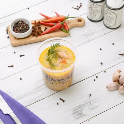 Суп сливочный с семгой