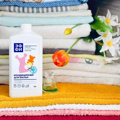 Предназначен для смягчения ткани, облегчения процесса глажки, нейтрализации статического электричества, повышения износостойкости, ароматизации изделий из всех видов тканей, в том числе детских.