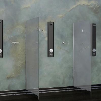 Порционно-нажимная душевая панель с термостатом SAWY NPS01MT