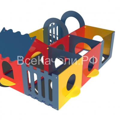 Детский домик "Лабиринт 3x2"