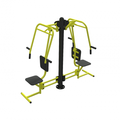 Уличный спортивный тренажер ФТ-012 «Жим от груди двухсторонний»