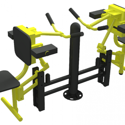 Уличный спортивный тренажер ФТ-030 «Бицепс машина" - двухсторонний