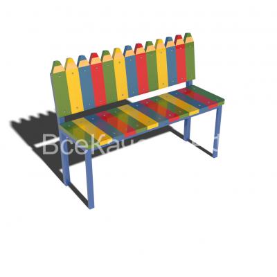 Скамейка "Карандаши"