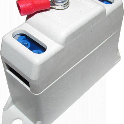 Внешний вид устройства, установленного на рейку DIN