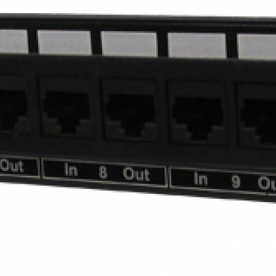 Внешний вид панели защиты Commeng 12-Cat5P-19″ f/f