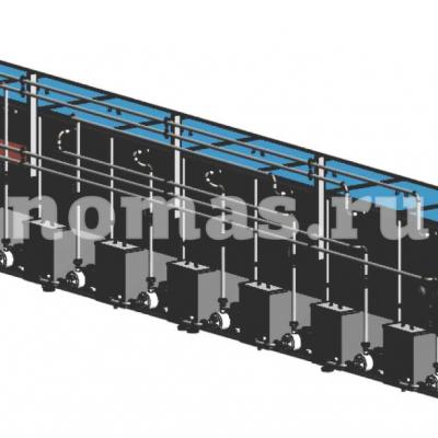 Туннельный пастеризатор для газированных напитков (НОМАС)
