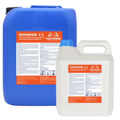 Средство предназначено для комплексной санитарной мойки различных поверхностей (нержавеющая сталь, керамика, стеклоэмаль, пластмассы). Удаляет загрязнения, в т.ч. застарелые, масло-жирового, белкового, органического происхождения, сажу, копоть, пыль, грязь. Уничтожает бактерии, плесень, дрожжевые грибки и предотвращает их рост.