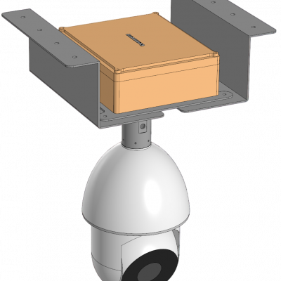 Платформа с полезной нагрузкой на кронштейне КУ-2-2402