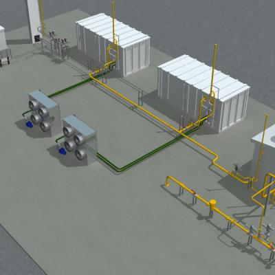 АГНКС. 3Д-схема