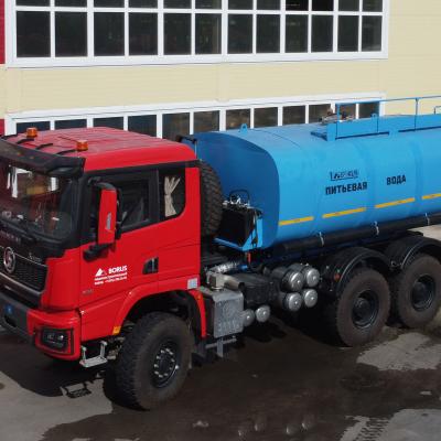 АЦПТ-15, автоцистерна для питьевой воды на шасси Shacman (модель Borus 1242)