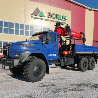 Автомобиль бортовой с краном-манипулятором на шасси УРАЛ Next (модель Borus 4621)